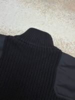 Prada triangle logo knitted sweater coat - Image 11