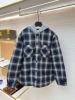 Celine check cashmere coat