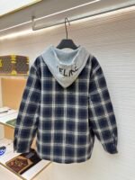 Celine check cashmere coat - Image 2