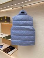 Dior oblique pattern monogram stand collar vest - Image 2