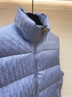 Dior oblique pattern monogram stand collar vest - Image 8