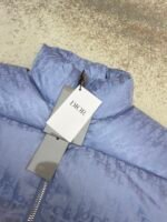 Dior oblique pattern monogram stand collar vest - Image 10