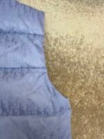 Dior oblique pattern monogram stand collar vest - Image 13