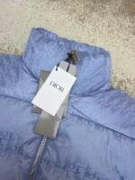 Dior oblique pattern monogram stand collar down jacket - Image 10