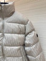 Dior oblique pattern monogram stand collar down jacket - Image 5