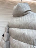 Dior oblique pattern monogram stand collar down jacket - Image 9
