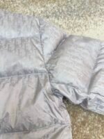 Dior oblique pattern monogram stand collar down jacket - Image 13