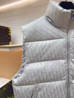 Dior oblique pattern monogram stand collar vest - Image 6