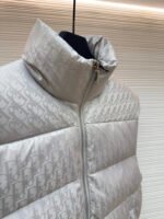 Dior oblique pattern monogram stand collar vest - Image 8