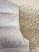 Dior oblique pattern monogram stand collar vest - Image 13