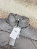 Dior oblique pattern monogram stand collar vest - Image 10