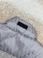 Dior oblique pattern monogram stand collar vest - Image 11