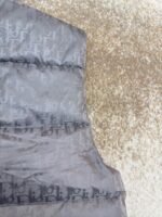 Dior oblique pattern monogram stand collar vest - Image 14