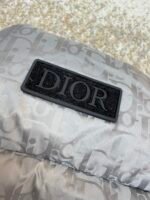 Dior oblique pattern monogram stand collar vest - Image 15
