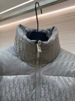 Dior oblique pattern monogram stand collar down jacket - Image 3