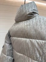 Dior oblique pattern monogram stand collar down jacket - Image 7