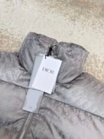Dior oblique pattern monogram stand collar down jacket - Image 16