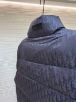 Dior oblique pattern monogram stand collar vest - Image 15
