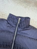 Dior oblique pattern monogram stand collar vest - Image 14