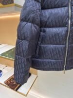 Dior oblique pattern monogram stand collar down jacket - Image 6
