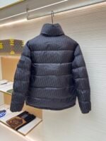 Dior oblique pattern monogram stand collar down jacket - Image 2