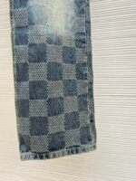 Louis Vuitton wide-leg checkerboard denim trousers - Image 15