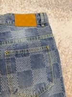 Louis Vuitton wide-leg checkerboard denim trousers - Image 9