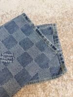 Louis Vuitton wide-leg checkerboard denim trousers - Image 8