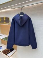 MiuMiu logo knitted zip-up hoodie - Image 2