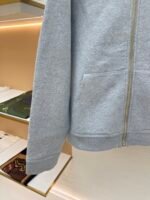 MiuMiu logo knitted zip-up hoodie - Image 9