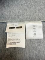 MiuMiu logo knitted zip-up hoodie - Image 18