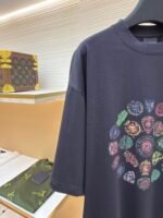 Balenciaga logo print crew neck short sleeves - Image 4