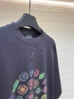 Balenciaga logo print crew neck short sleeves - Image 13