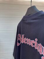 Balenciaga logo print crew neck short sleeves - Image 12