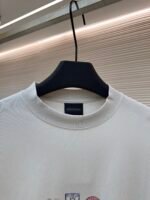 Balenciaga logo print crew neck short sleeves - Image 3