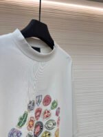 Balenciaga logo print crew neck short sleeves - Image 16