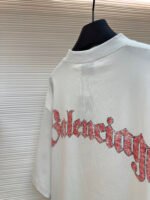 Balenciaga logo print crew neck short sleeves - Image 15