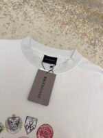 Balenciaga logo print crew neck short sleeves - Image 14