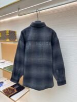 Balenciaga vinyl lettering flannel shirt - Image 2