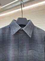 Balenciaga vinyl lettering flannel shirt - Image 3