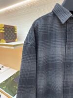 Balenciaga vinyl lettering flannel shirt - Image 4