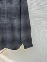 Balenciaga vinyl lettering flannel shirt - Image 7