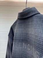 Balenciaga vinyl lettering flannel shirt - Image 9