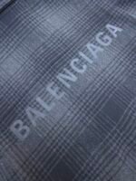 Balenciaga vinyl lettering flannel shirt - Image 10
