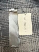 Balenciaga vinyl lettering flannel shirt - Image 18