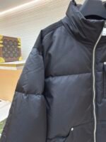 Prada Re-Nylon Stand Collar Cropped Jacket - Image 4