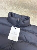 Moncler striped stand collar zipper long-sleeved down jacket - Image 15