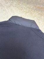 Moncler striped stand collar zipper long-sleeved down jacket - Image 14