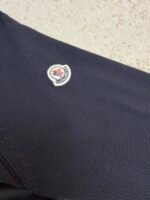 Moncler striped stand collar zipper long-sleeved down jacket - Image 11