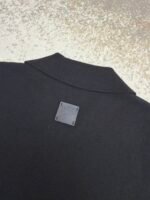 Louis Vuitton Leather and Knitted Wool Zip-Up Cardigan Jacket - Image 14